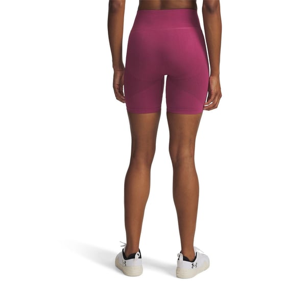 Women's Under Armour Vanish Solid Athletic Shorts in Pink - Image 2