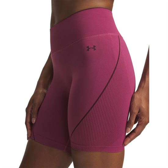 Women's Under Armour Vanish Solid Athletic Shorts in Pink - Image 3