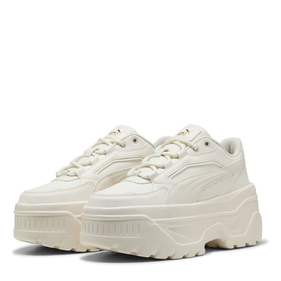 Women's Puma Karmen X Tra Platform Trainers in Frosted Ivory G - Image 1