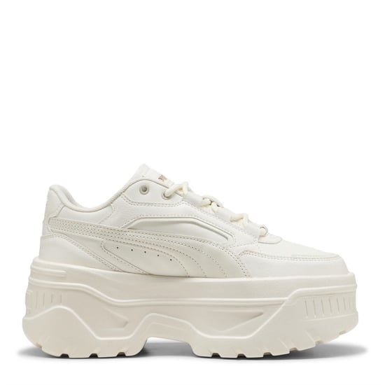 Women's Puma Karmen X Tra Platform Trainers in Frosted Ivory G - Image 4