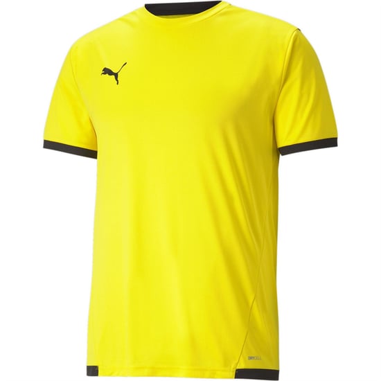 Men's Puma Jersey in Yellow/Black - Image 1