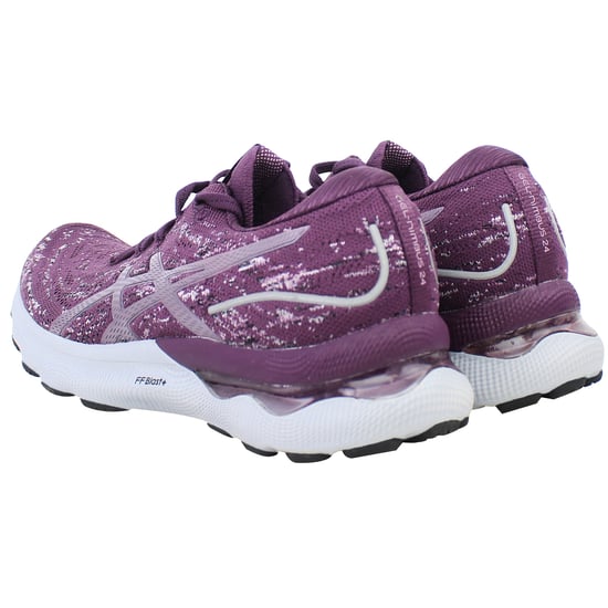 Asics Gel-Nimbus 24 MK Womens Purple Running Shoes - Image 3