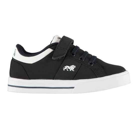 Lonsdale Latimer leren sportschoenen voor kinderen (Marine) - Image 1