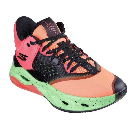 Skechers Skateschoenen van mesh voor heren (Oranje/Groen) - Image 5