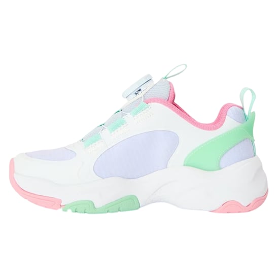 Skechers Retrotech-sportschoenen met contrasterende details voor kinderen (Wit, Groen, Zwart) - Image 2