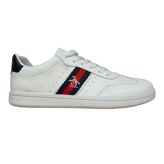 Original Penguin Heren Platte Trainers (Wit) - Image 1