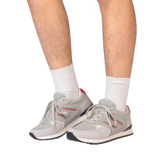 Donnay Mens Bob Trainers (Light Grey) - Image 4