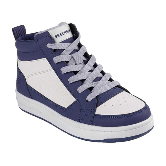 Skechers Childrens/Kids Fleece Lined High Top Trainers (Navy/Tan) - Image 5