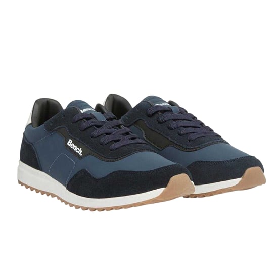 Bench Heren Brooke suède platte sportschoenen (Marine) - Image 3