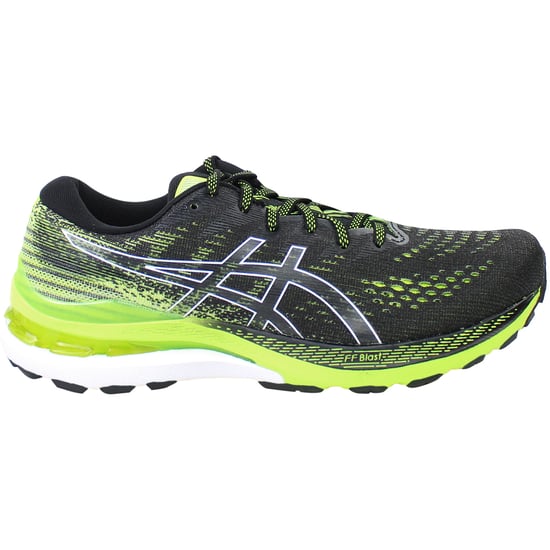 Asics Gel-Kayano 28 Mens Black/Green Running Shoes - Image 1