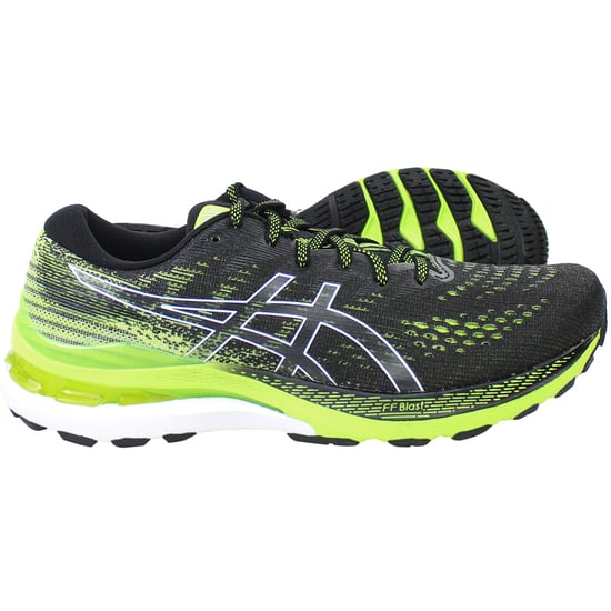 Asics Gel-Kayano 28 Mens Black/Green Running Shoes - Image 4