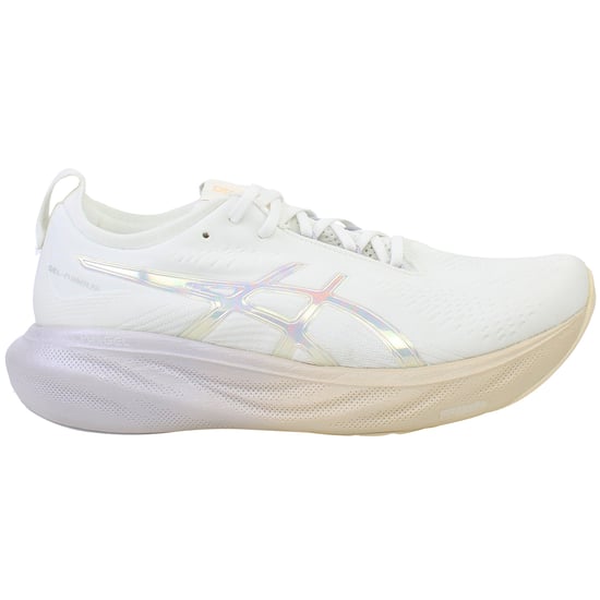 Asics Gel-Nimubs 25 Anniversary Womens White Running Shoes - Image 1