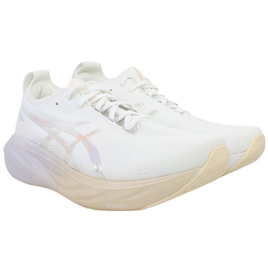 Asics Gel-Nimubs 25 Anniversary Womens White Running Shoes - Image 2