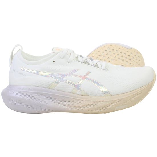 Asics Gel-Nimubs 25 Anniversary Womens White Running Shoes - Image 4
