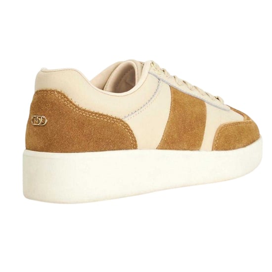 Dune London Dames Verleidelijk Suède Platform Sneakers (Bruin) - Image 3