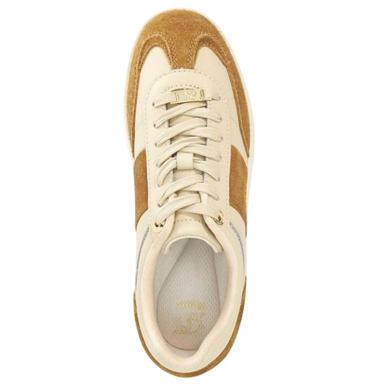 Dune London Dames Verleidelijk Suède Platform Sneakers (Bruin) - Image 4