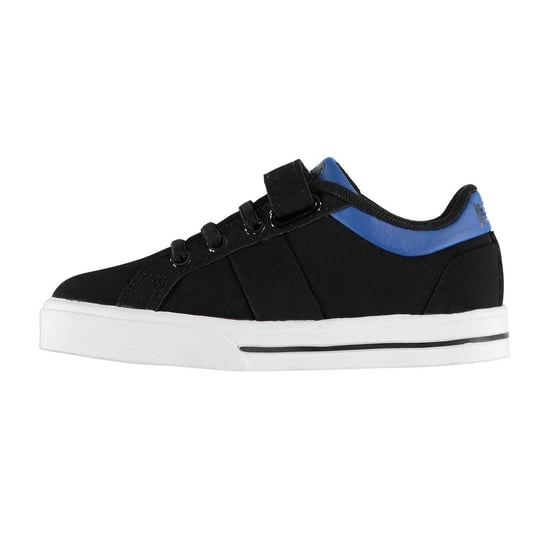 Lonsdale Latimer leren sportschoenen voor kinderen (ZWART/BLAUW) - Image 2