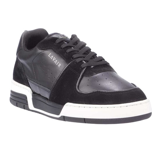 Lavair Heren-sneakers van Vadum-nappaleer (Wit, Zwart) - Image 4