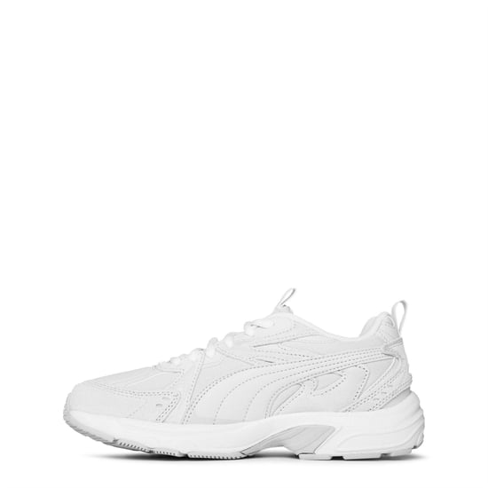 Puma Heren Milenio Tech Leather Lage Sportschoenen (Grijs) - Image 2