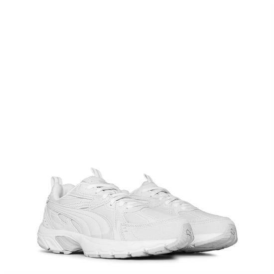 Puma Heren Milenio Tech Leather Lage Sportschoenen (Grijs) - Image 3