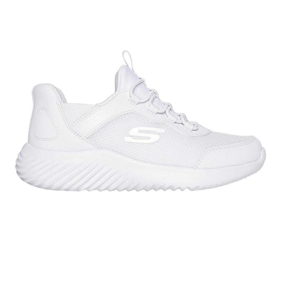 Skechers Bounder Brisk Burst Mesh Slip-In-sneakers för barn (Vit) - Image 1