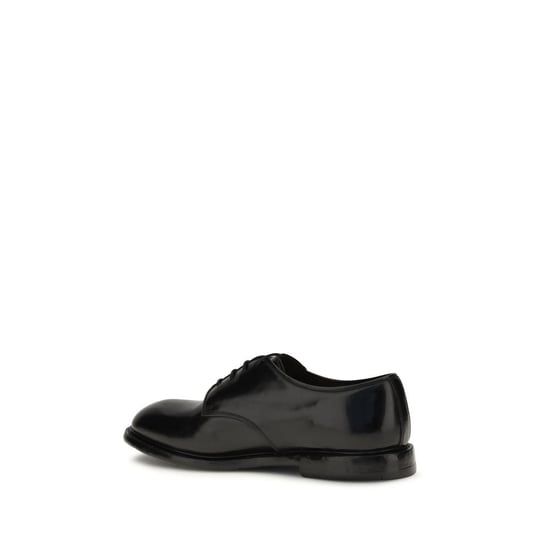 Premiata Zwarte Kalfsleren Bos Taurus Oxfords en Derbies - Image 3