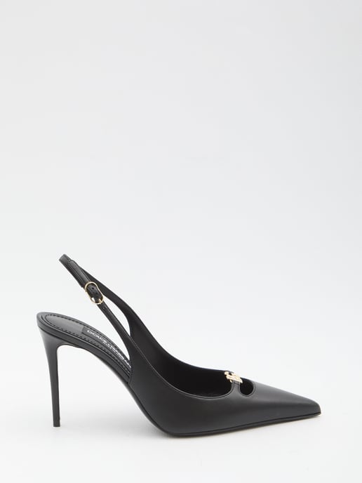 Slingback Pumps in zijde nappa - Image 1