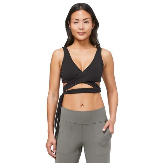 Brave Soul Bikinitop voor dames met overslag aan de voorkant (Zwart) - Image 4