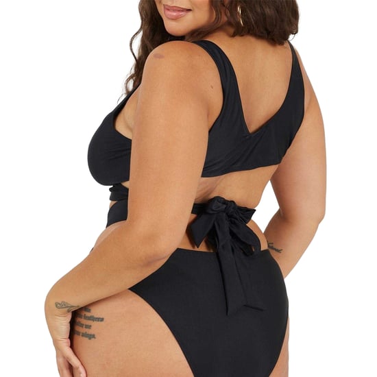 Brave Soul Wikkeltop-bikiniset voor dames (Zwart) - Image 2