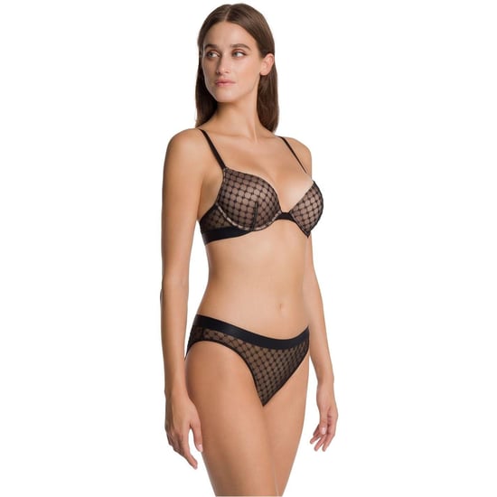 Wolford Bikinibroekjes met monogram en kant voor dames (Zwart) - Image 4