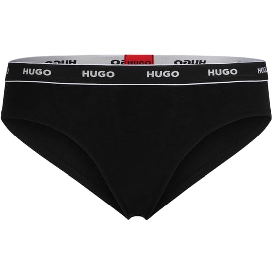 Hugo Trosor med medelhög midja för kvinnor/damer (Svart/vit) - Image 2