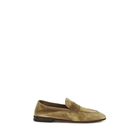 Bally Beige Kalfsleer Bos Taurus Instap Loafers - Image 1