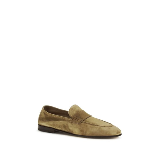 Bally Beige Kalfsleer Bos Taurus Instap Loafers - Image 2