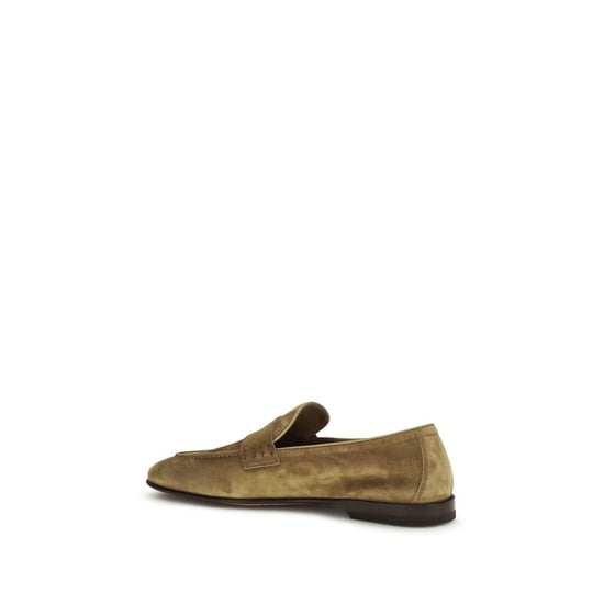 Bally Beige Kalfsleer Bos Taurus Instap Loafers - Image 3