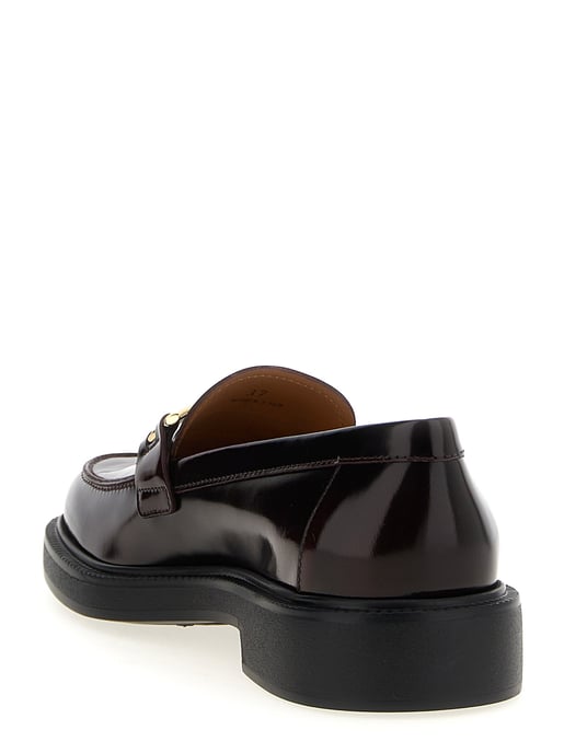 Tod's Bordeaux Kalvskinn Slip-On Loafers - Image 3