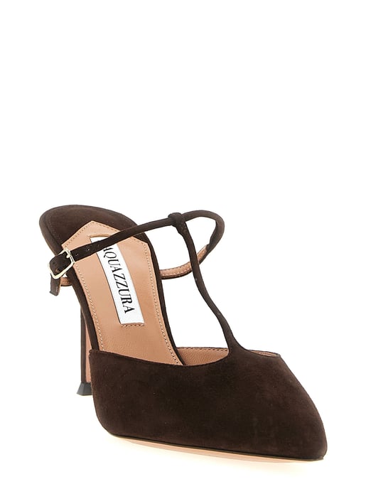 Aquazzura Bruine Geitenhuid Hoge Hakken Pumps - Image 2