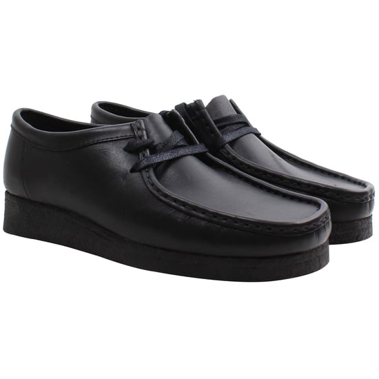 Clarks Wallabee Womens Black Boots - Image 2