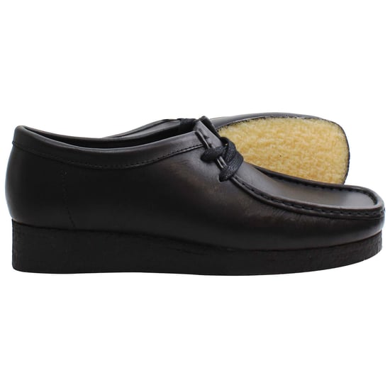 Clarks Wallabee Womens Black Boots - Image 4