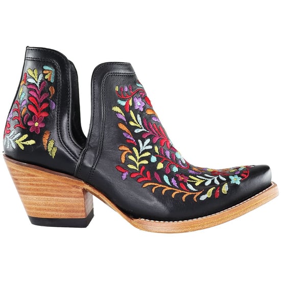 Ariat Dixon Floral Wester Womens Black Boots - Image 1