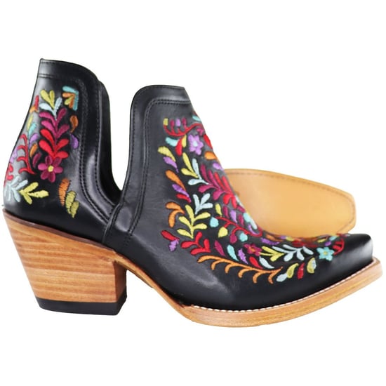 Ariat Dixon Floral Wester Womens Black Boots - Image 4