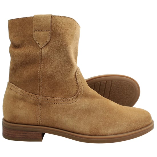 Clarks Memi Womens Tan Mid Boots - Image 4