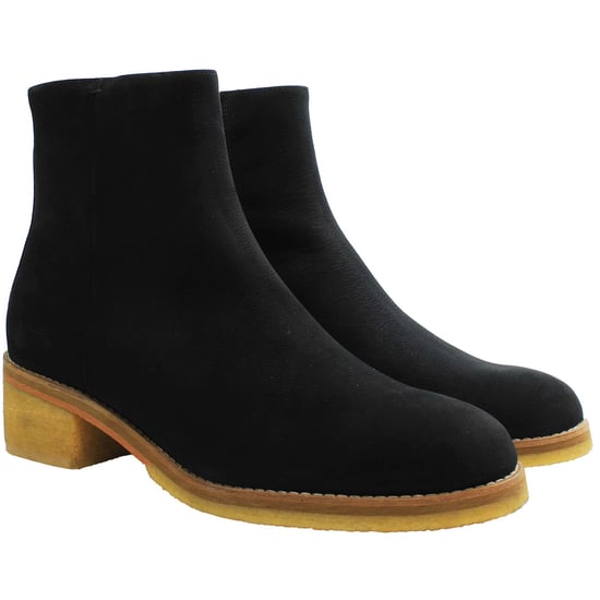 Clarks Amara Crepe Womens Black Ankle Boots - Image 2
