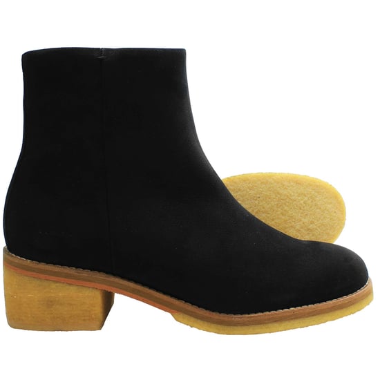 Clarks Amara Crepe Womens Black Ankle Boots - Image 4