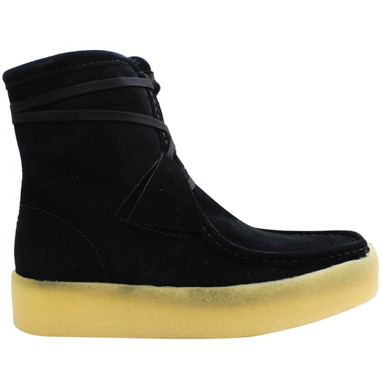 Clarks Wallabee Cup Womens Black Hi Boots - Image 1