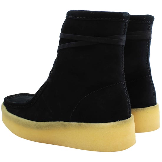 Clarks Wallabee Cup Womens Black Hi Boots - Image 3