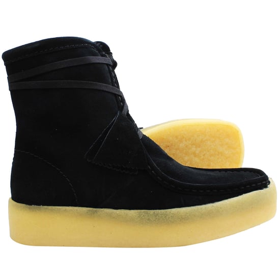 Clarks Wallabee Cup Womens Black Hi Boots - Image 5
