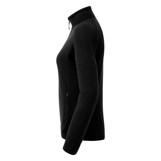 Womens Lightweight Fleece Jacket with Zipped Pockets and Fitted Warm Collar - Image 3