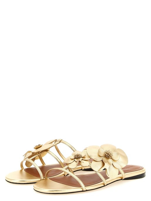 Zimmermann Gouden Leren Slippers - Image 2