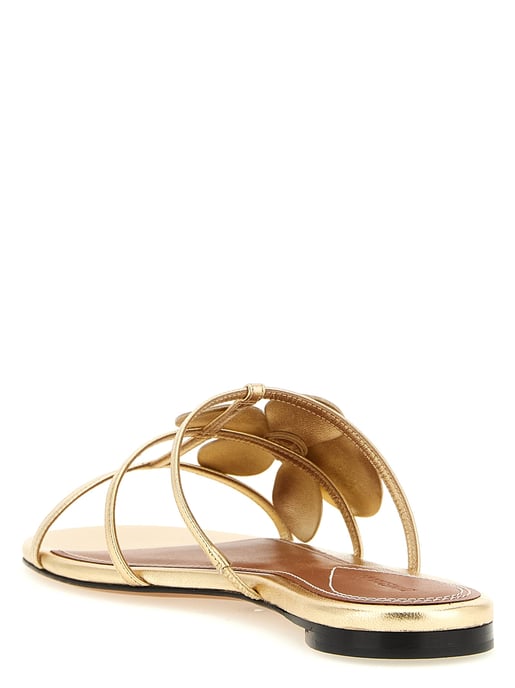 Zimmermann Gouden Leren Slippers - Image 4