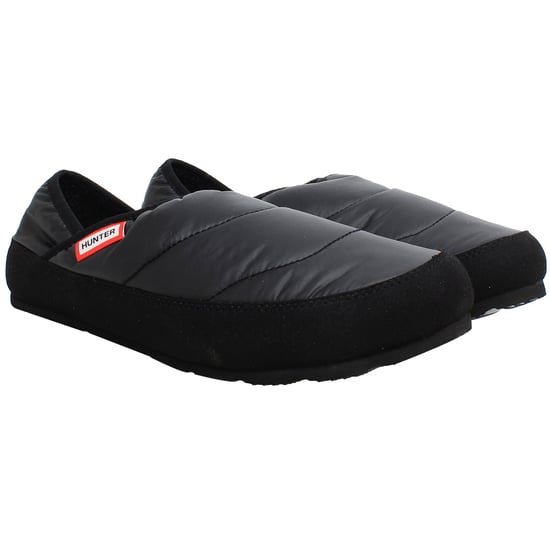 Hunter Puffer Womens Black Slippers - Image 2